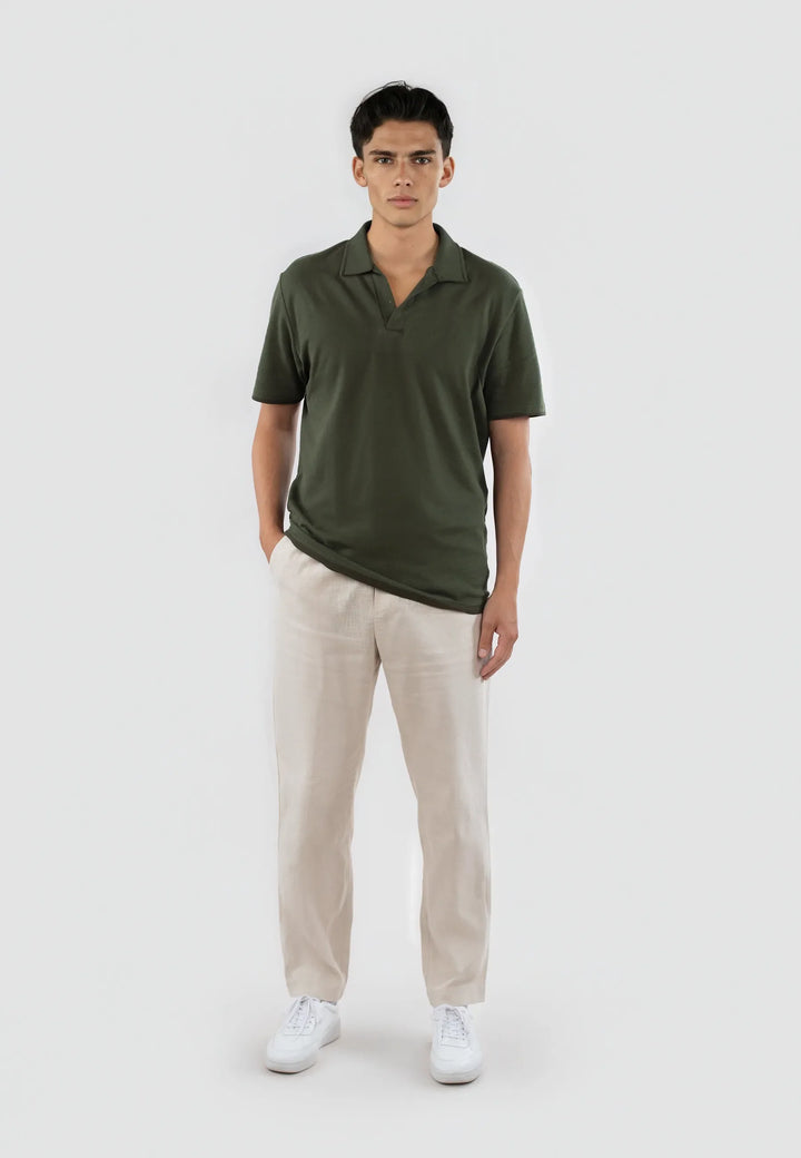 Nelson polo pique shirt - Green