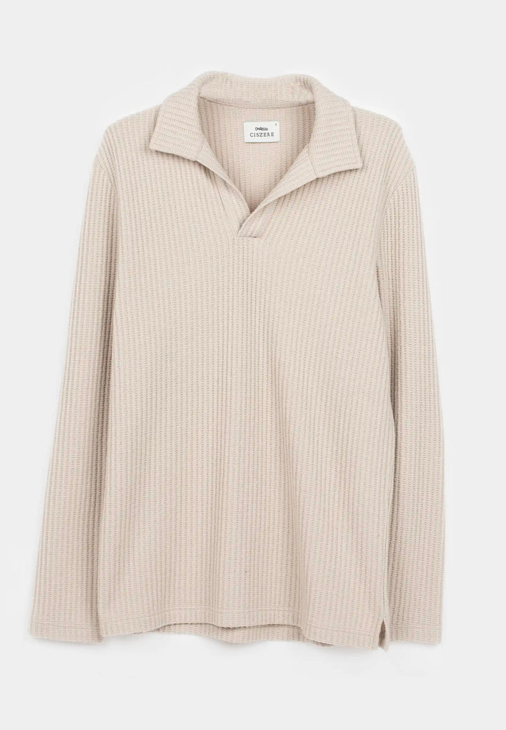 Nelson knitted long sleeve - Oyster