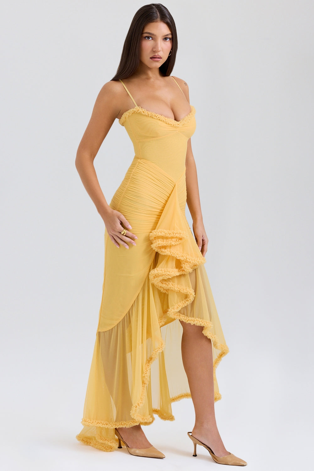 Gabbi Ruffled Maxi Dress