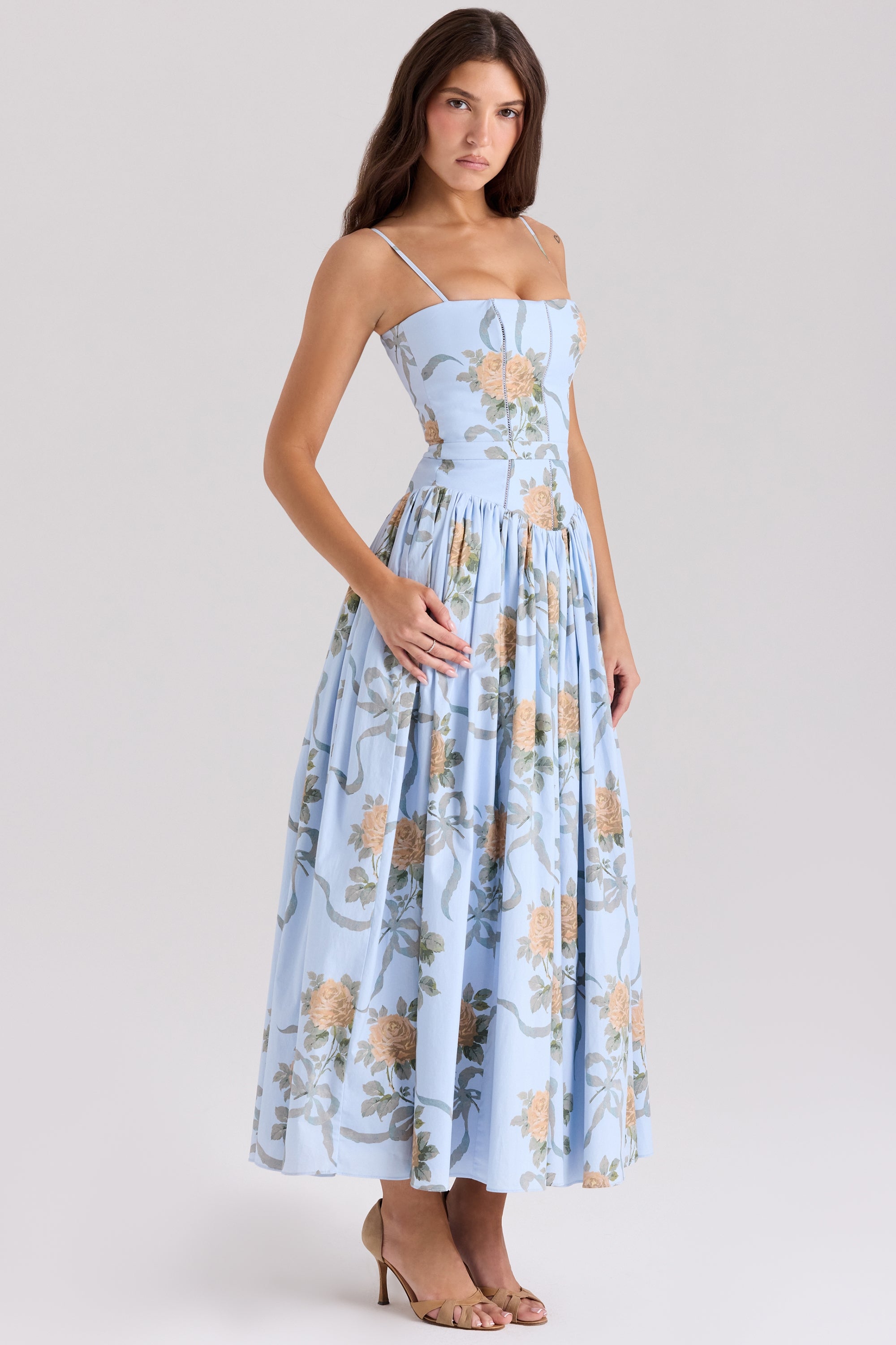 Ysabella Cotton Maxi Sundress