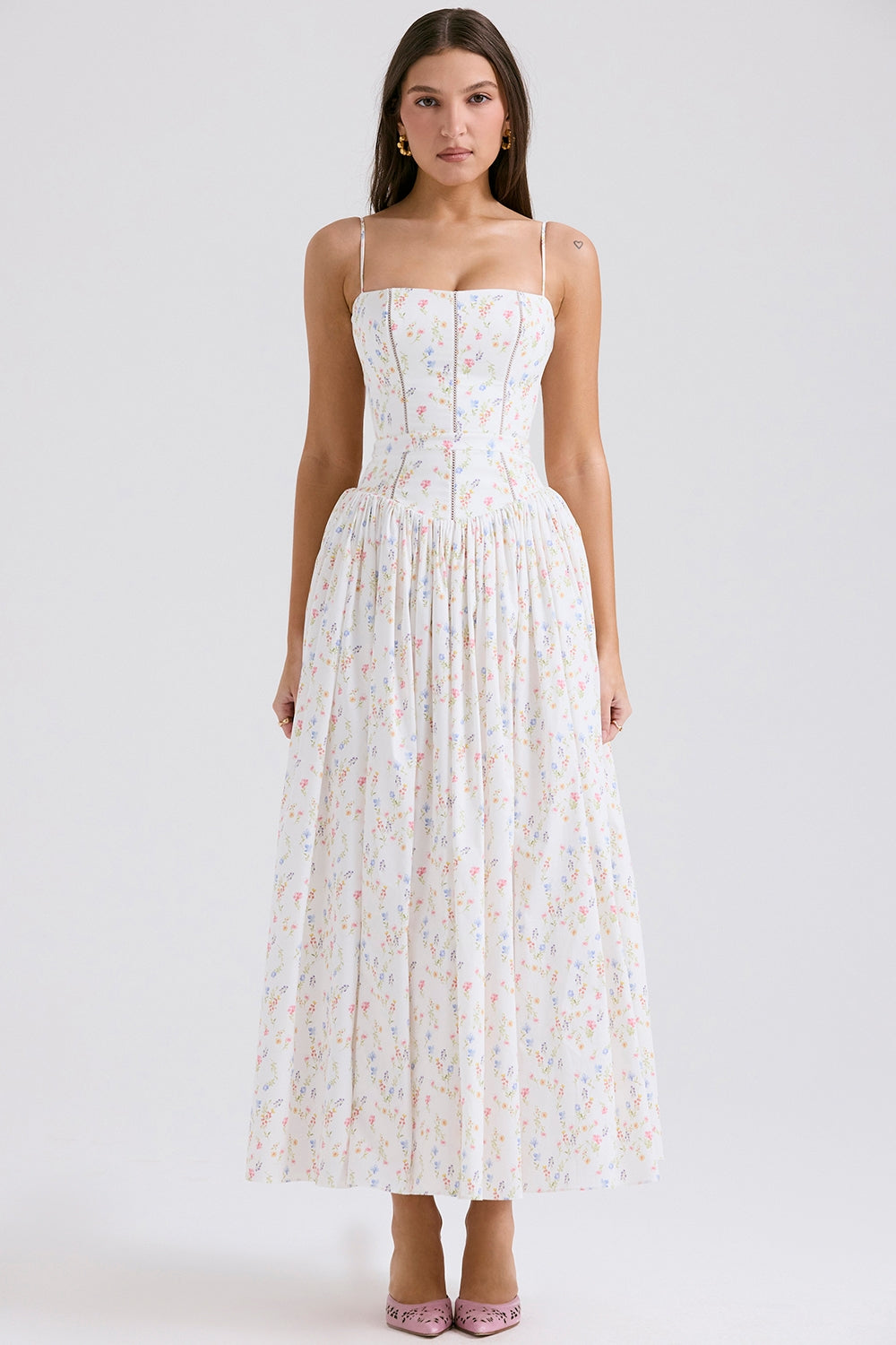 Ysabella Cotton Maxi Sundress