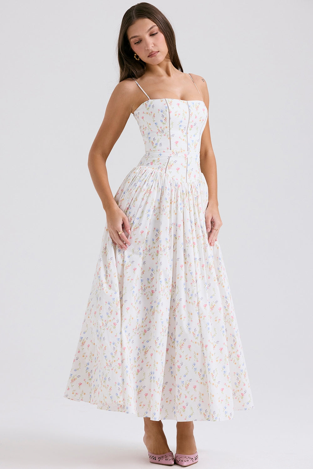 Ysabella Cotton Maxi Sundress