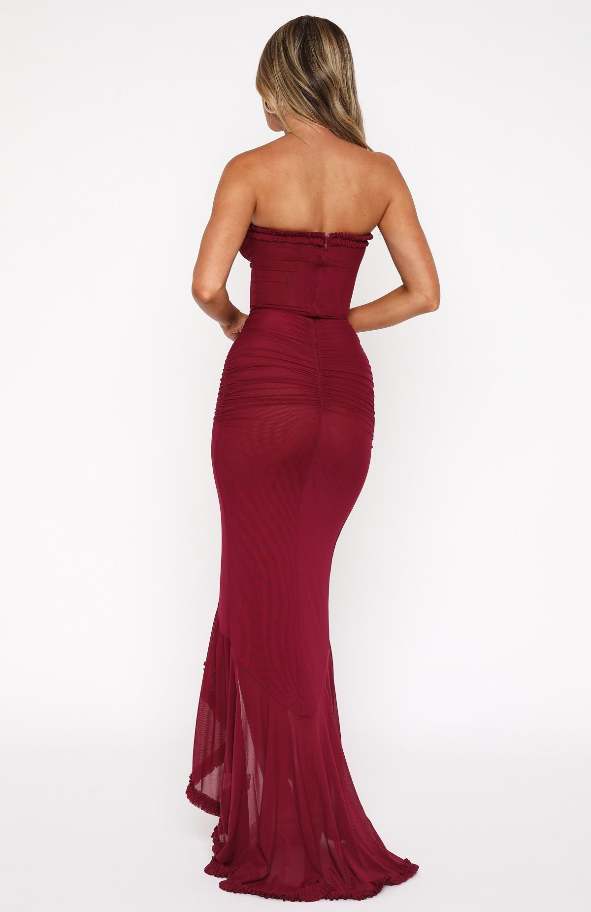 Emily Maxi Dress - Burgundy